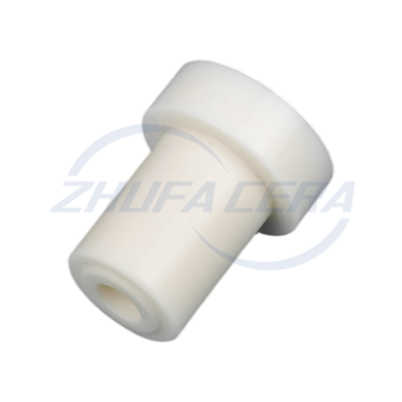 Liten keramisk hylse av aluminiumoksid